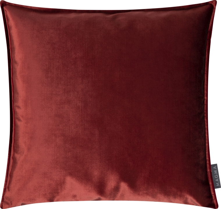 Magma Heimtex Kissenhülle SHINY ca. 45x45cm in Farbe marsala