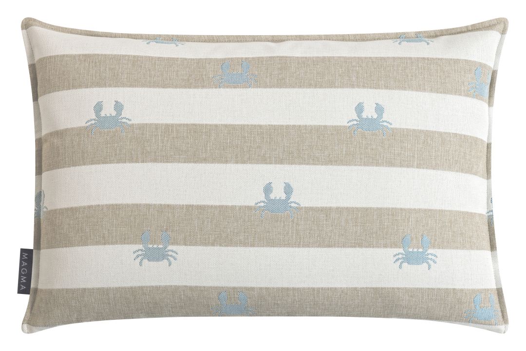Magma Heimtex Kissenhülle CRAB ca. 40x60cm in Farbe natur, Kissen, Dekoration für Zuhause, Leinen, Schildkröte
