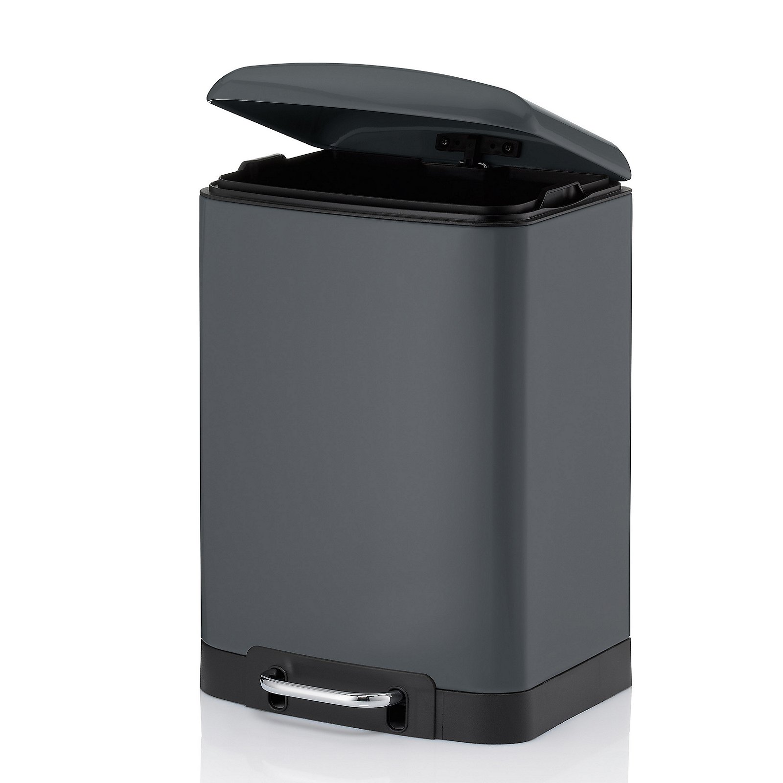 Keck & Lang Treteimer DAVINO ca. B23,5 H40 T27 cm in dunkelgrau, H:40cm, 12L