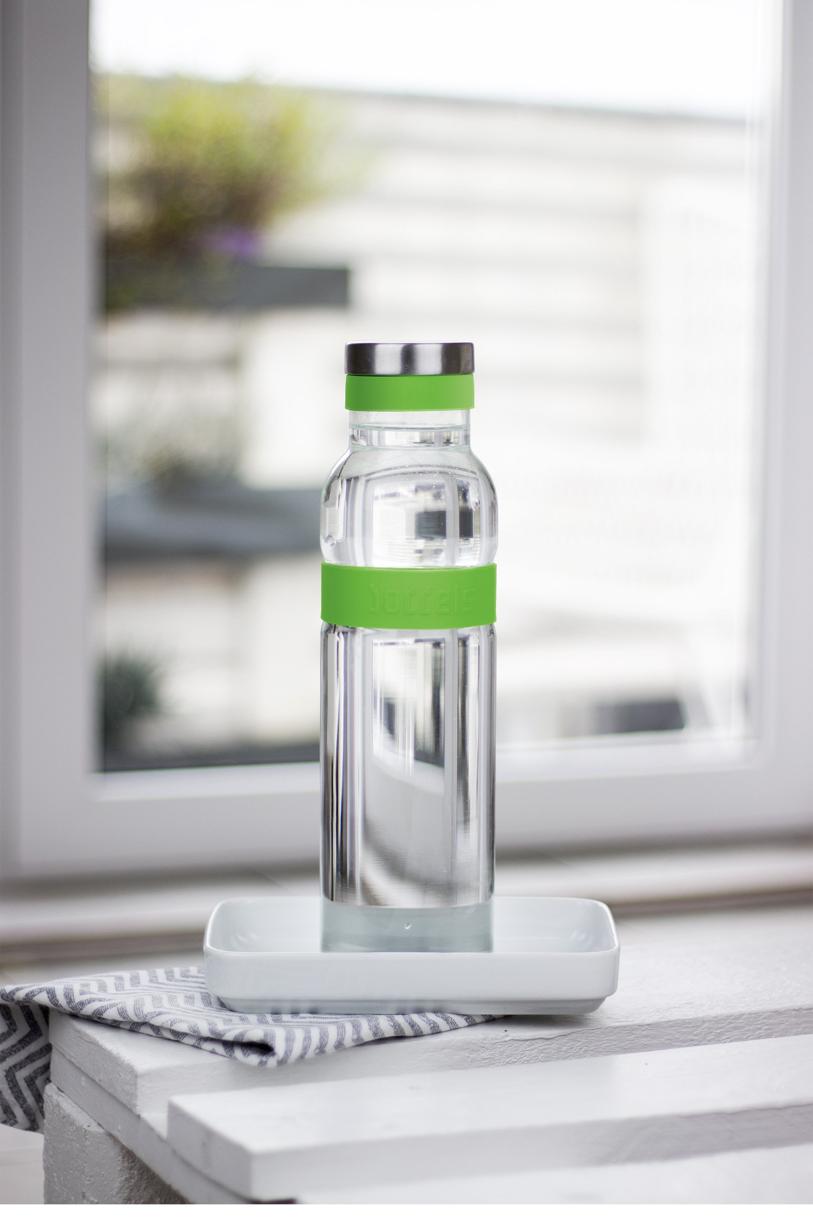 boddels Glaskaraffe Sund 1100ml in Apfelgrün