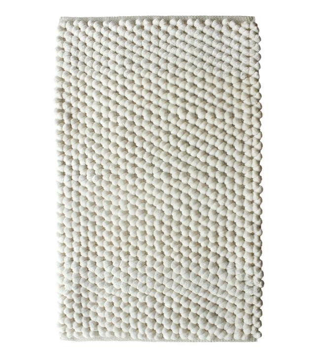 Badematte Lusso 70x120cm in off white, Dekoration für Zuhause, Teppich, Gewebt