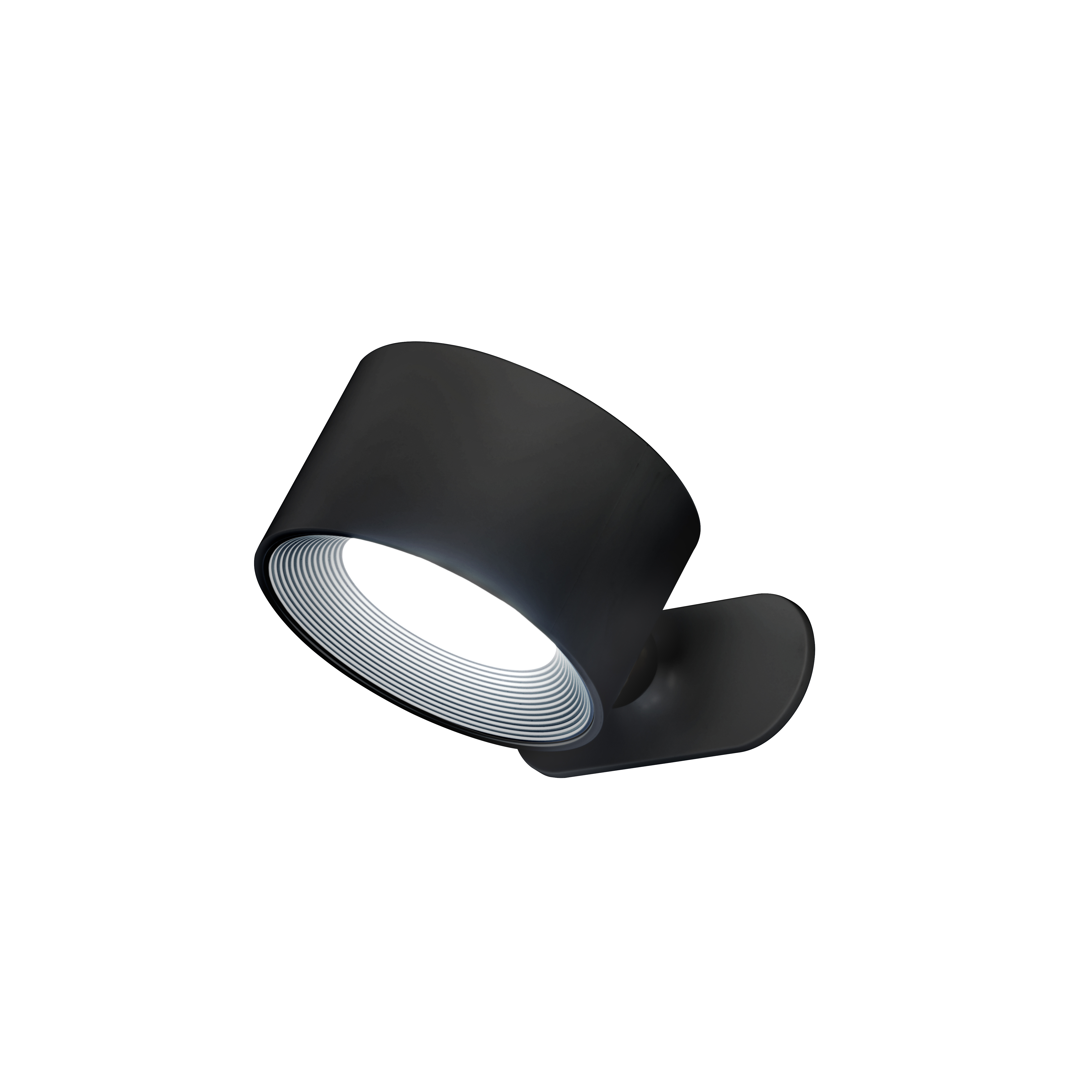 FH Lighting LED-Wandleuchte MAGNETIC in Kunststoff schwarz matt