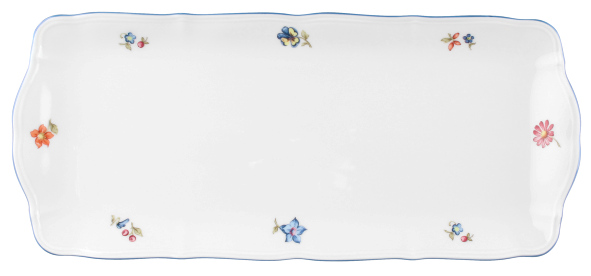 Seltmann Weiden Kuchenplatte eckig 35x17,5cm Sonate 34032 Nostalgie  Seltmann Weiden Kuchenplatte eckig 35x17,5cm Sonate 34032 Nostalgie