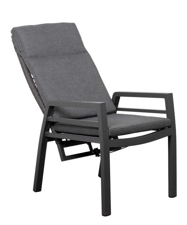 deVries Dining-Relaxsessel MONTANA in Rope mit Textilarmlehne