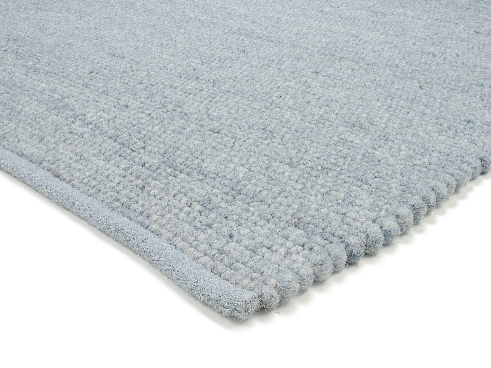 OCI Handwebteppich WIESENBRISE ca. 70x140 cm in Farbe grau-blau
