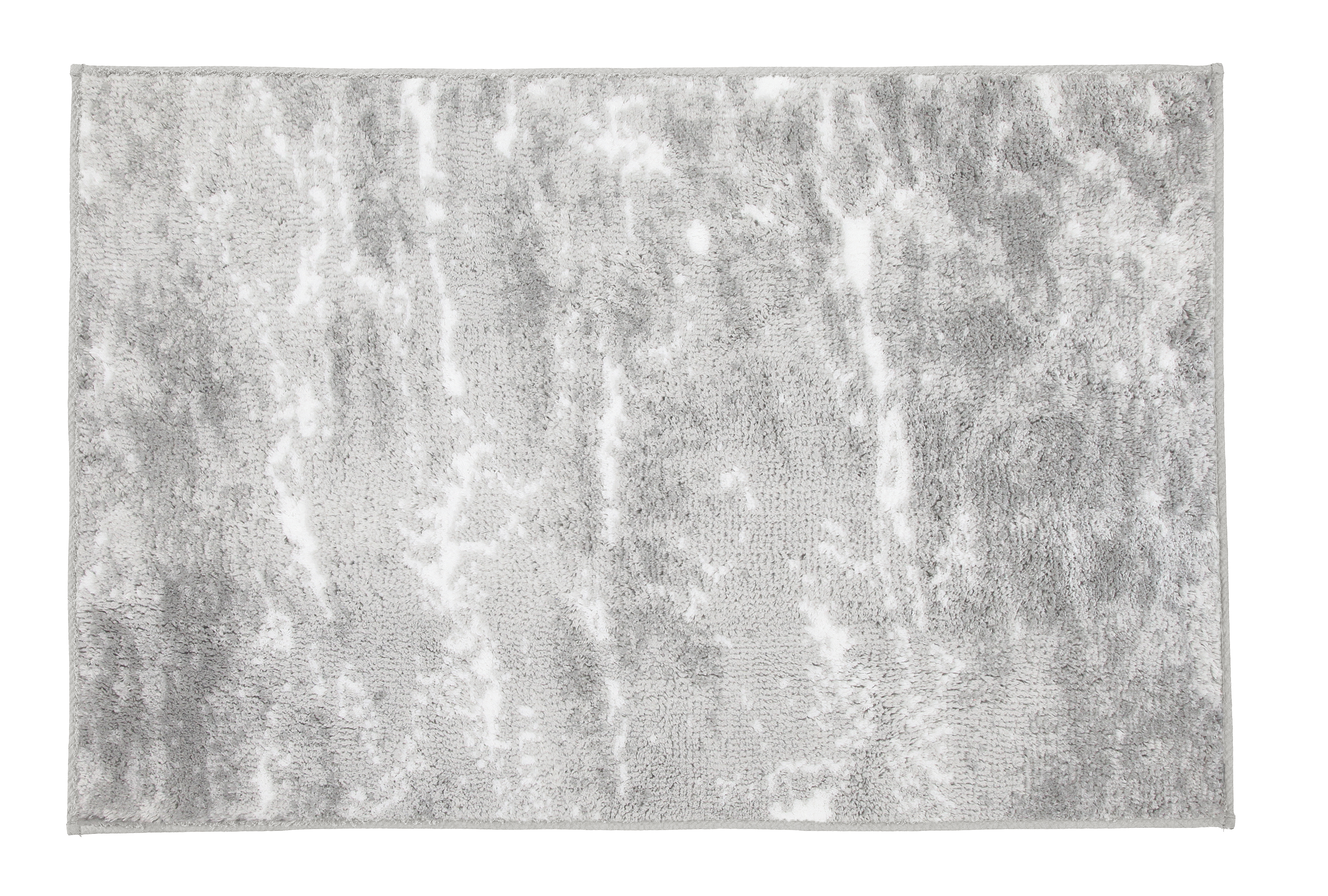 Kleine Wolke Badteppich NEVOA ca. 60x90cm in Farbe Silbergrau