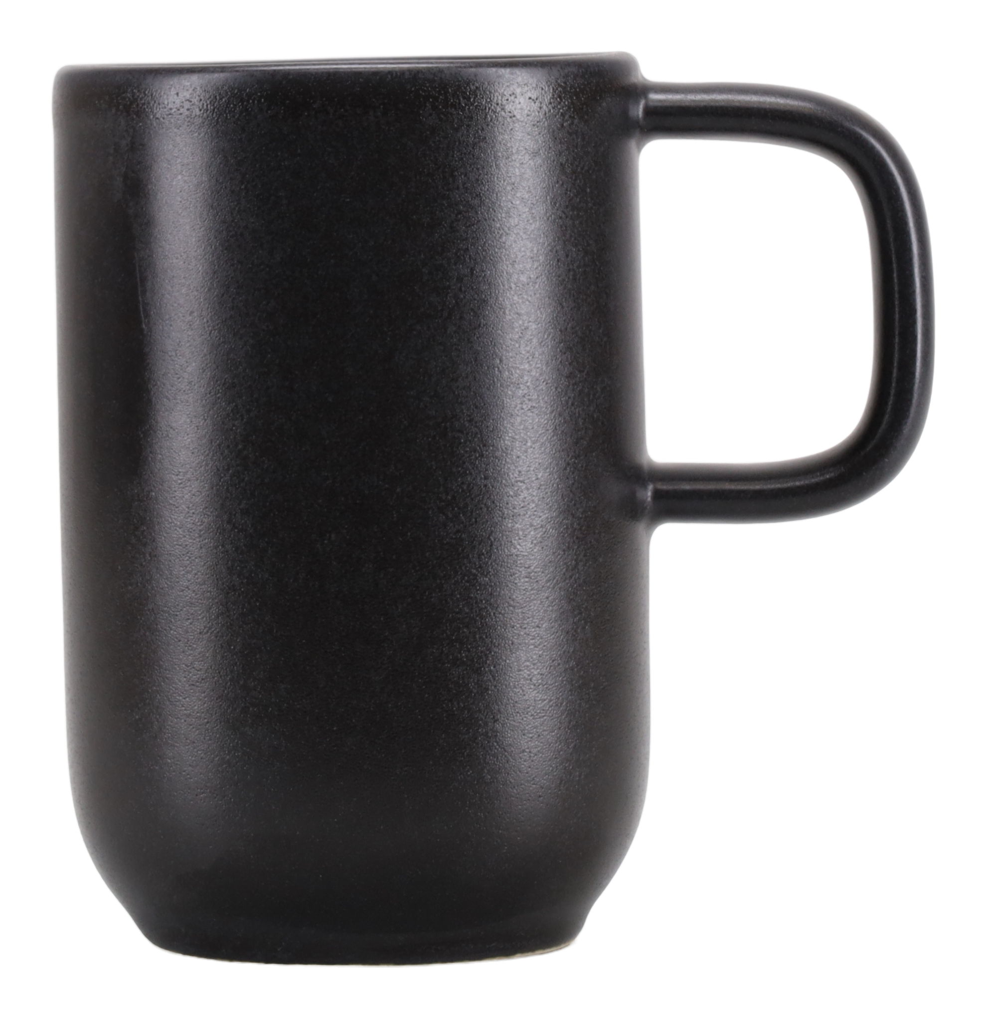 CreaTable Kaffeebecher Uno in Farbe schwarz, Kaffeebecher, Tonware, Schwarz, Mug, Keramik