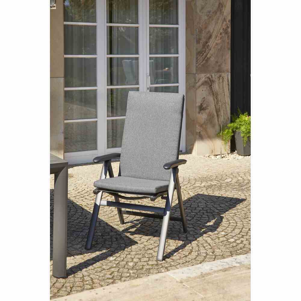 Gautzsch Sesselauflage ASTER ca. 123 x 48 x 6 cm in Stoff anthrazit