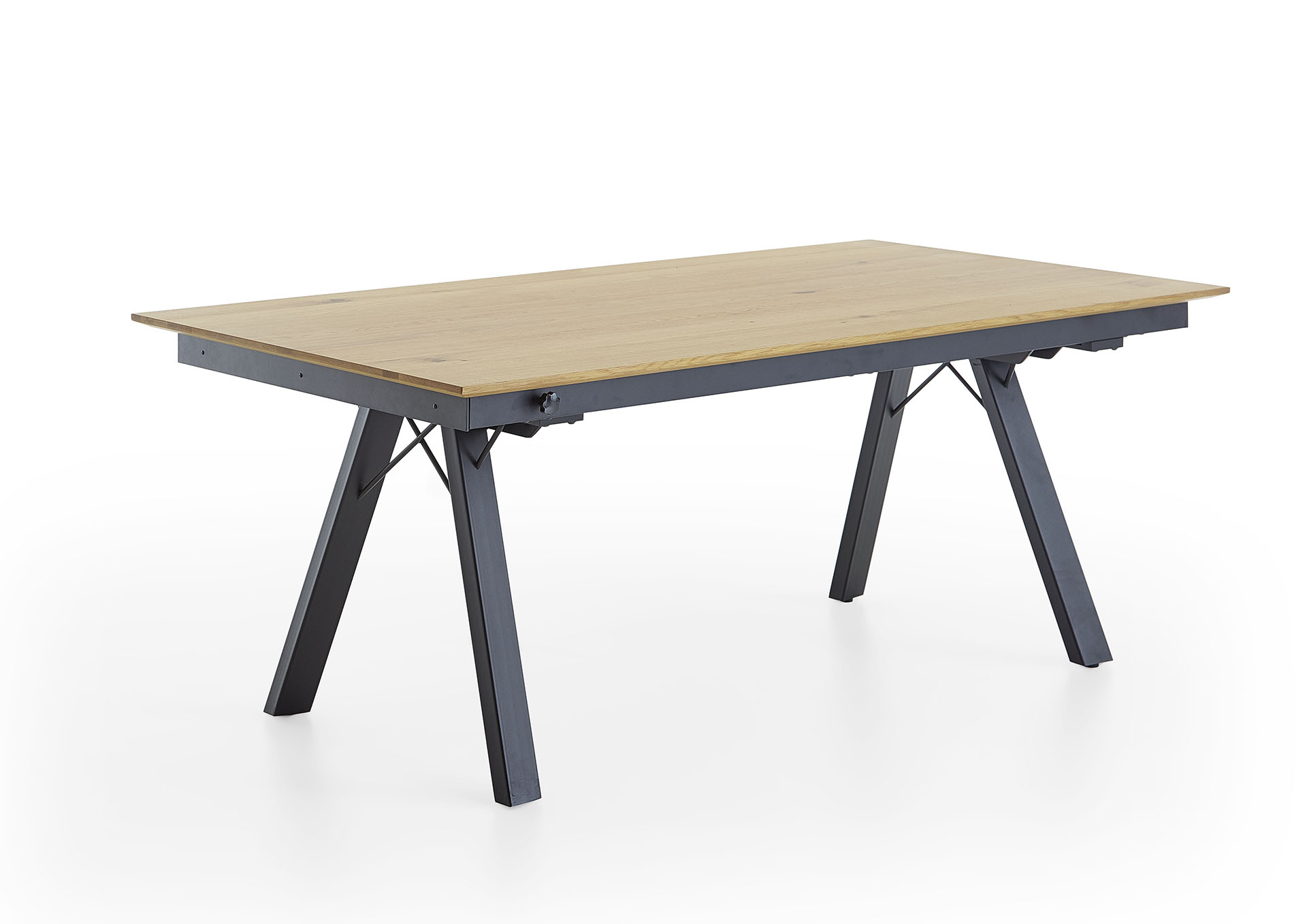 Niehoff Esstisch BRIDGE ca.180(280)x100cm, H:75cm in Charaktereiche furniert Niehoff Esstisch BRIDGE ca.180(280)x100cm, H:75cm in Charaktereiche furniert