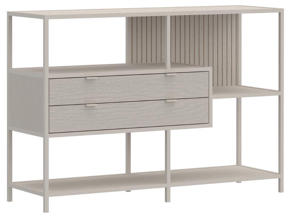 Regal SEAFORD in grau Actona Regal SEAFORD ca. B114 H78 T35 cm in Melamin grau