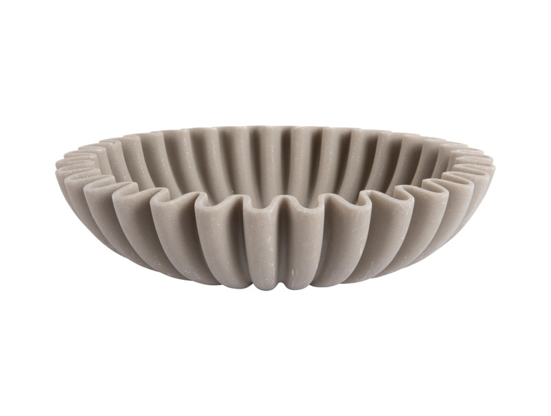 Bowl WAVE LARGE in Fb. light grey Bowl WAVE LARGE in Fb. light grey, schale, rampe, rillenform, keramikschale, dutch oven?