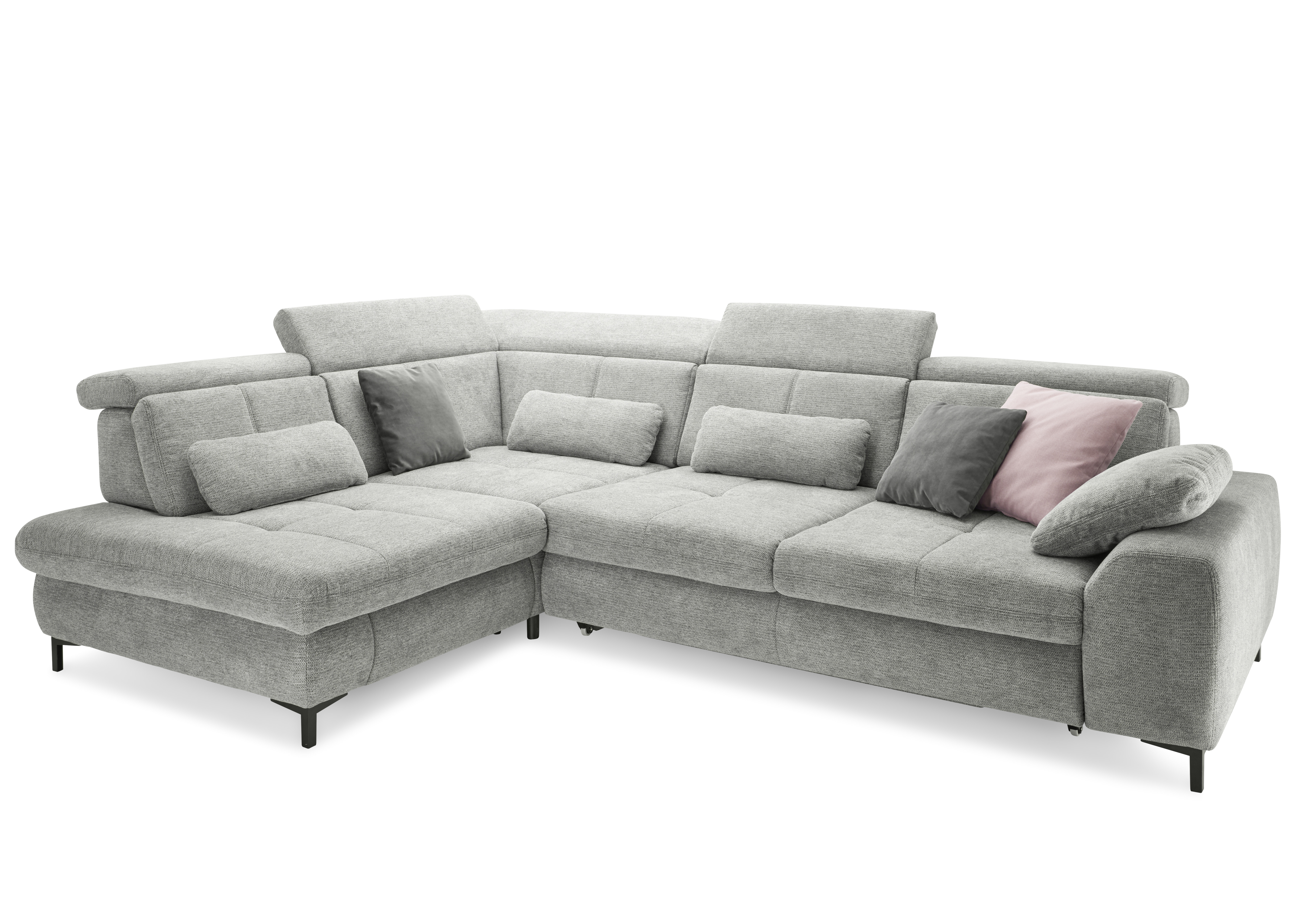 Set One by Musterring Polstergruppe SO3400 ca. 220x317cm in Stoff Famosa grey