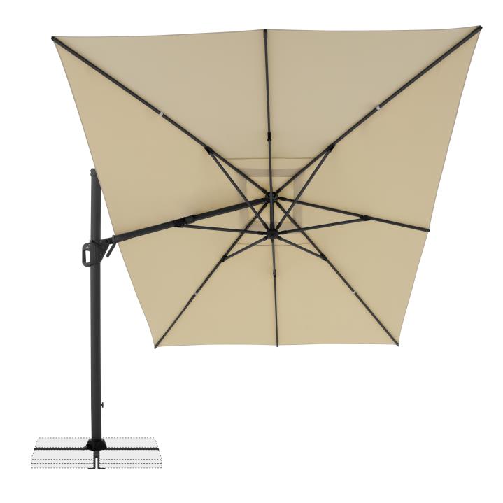 Doppler Kurbel LIFE PENDEL in Farbe 816 Doppler Kurbel LIFE PENDEL in Farbe 816, Baldachin, Wohnen, Terrasse, Sonnenschirm, Sonnenschirm für die Terrasse