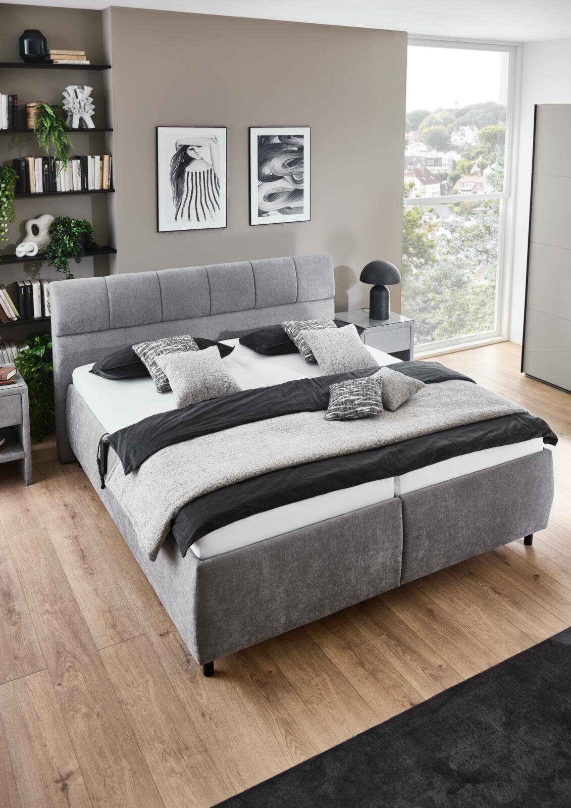 Polsterbett MALEA ca.180x200cm in S-DWN109/05, Moebel, Innenarchitektur, Inneneinrichtung, Malerei, Bett