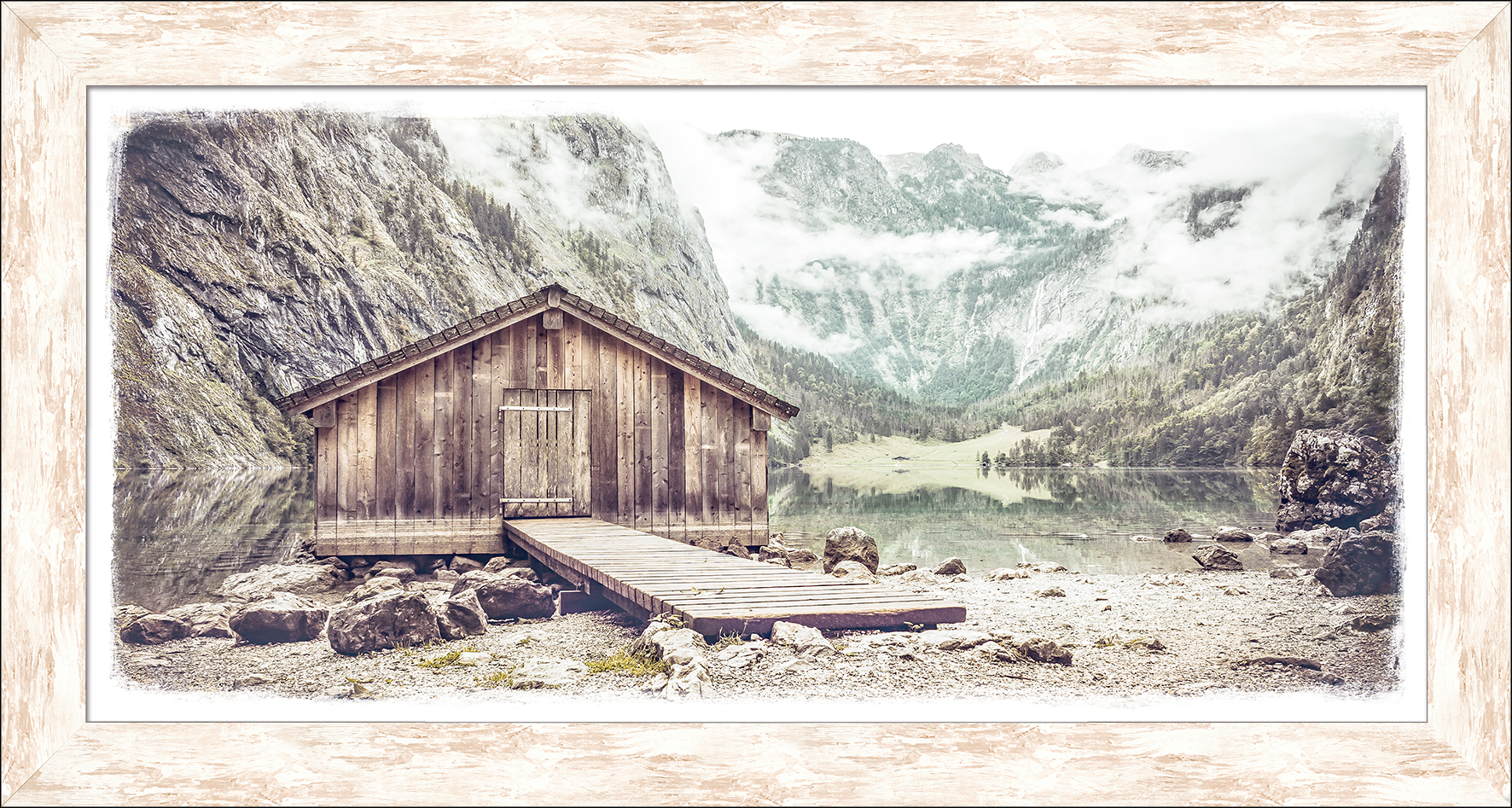 ProArt New Classic Wood 129x69cm Lake wiew cottage