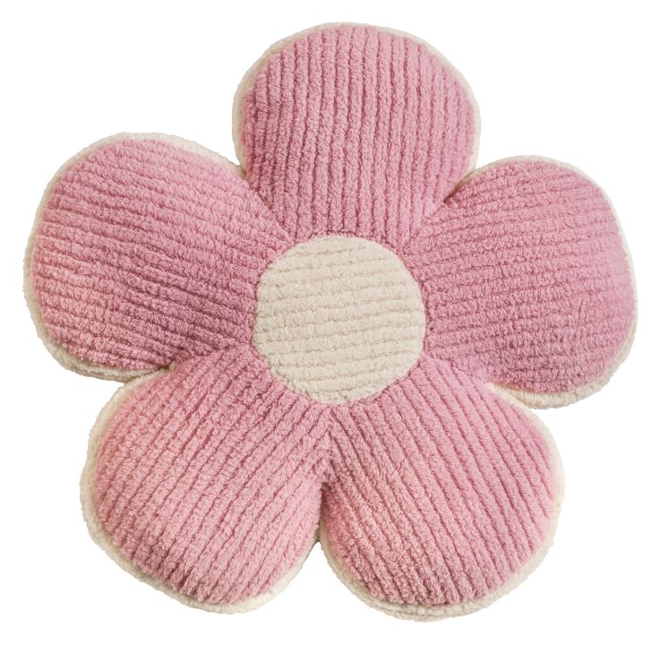 Magma Heimtex Blumenkissen BONNY ca. 43x43cm in Farbe rose, Dekoration für Zuhause, Teppich, Kissen, Kopfkissen