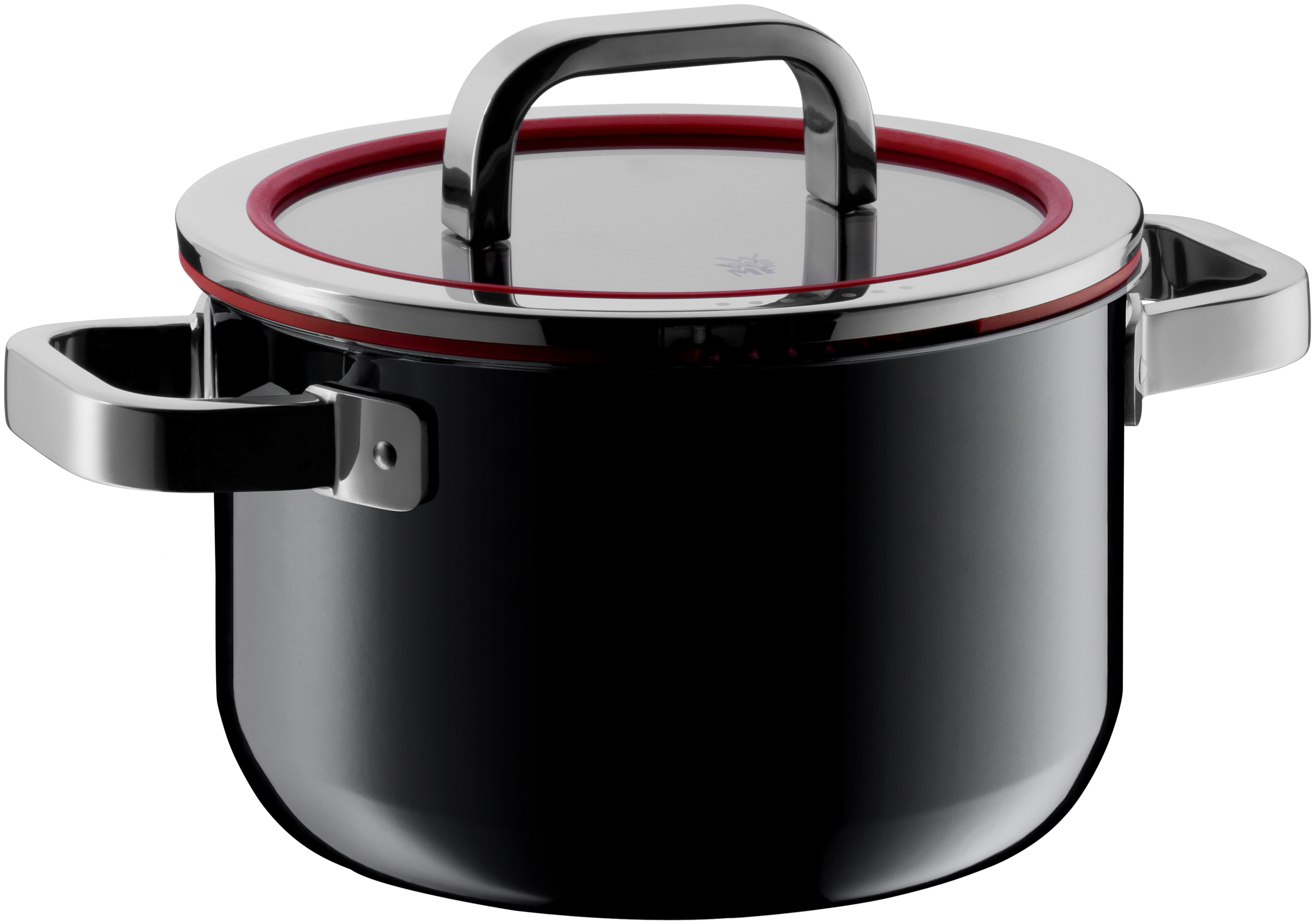 WMF Fusiontec Functional Fleischtopf in Edelstahl/schwarz/rot