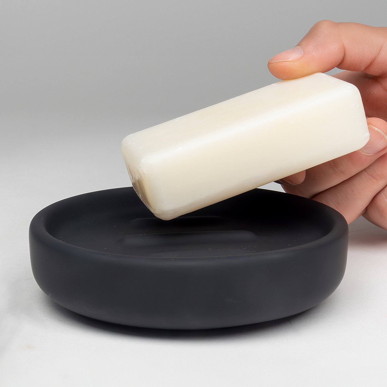 Kela Seifenschale Sana SANA in schwarz