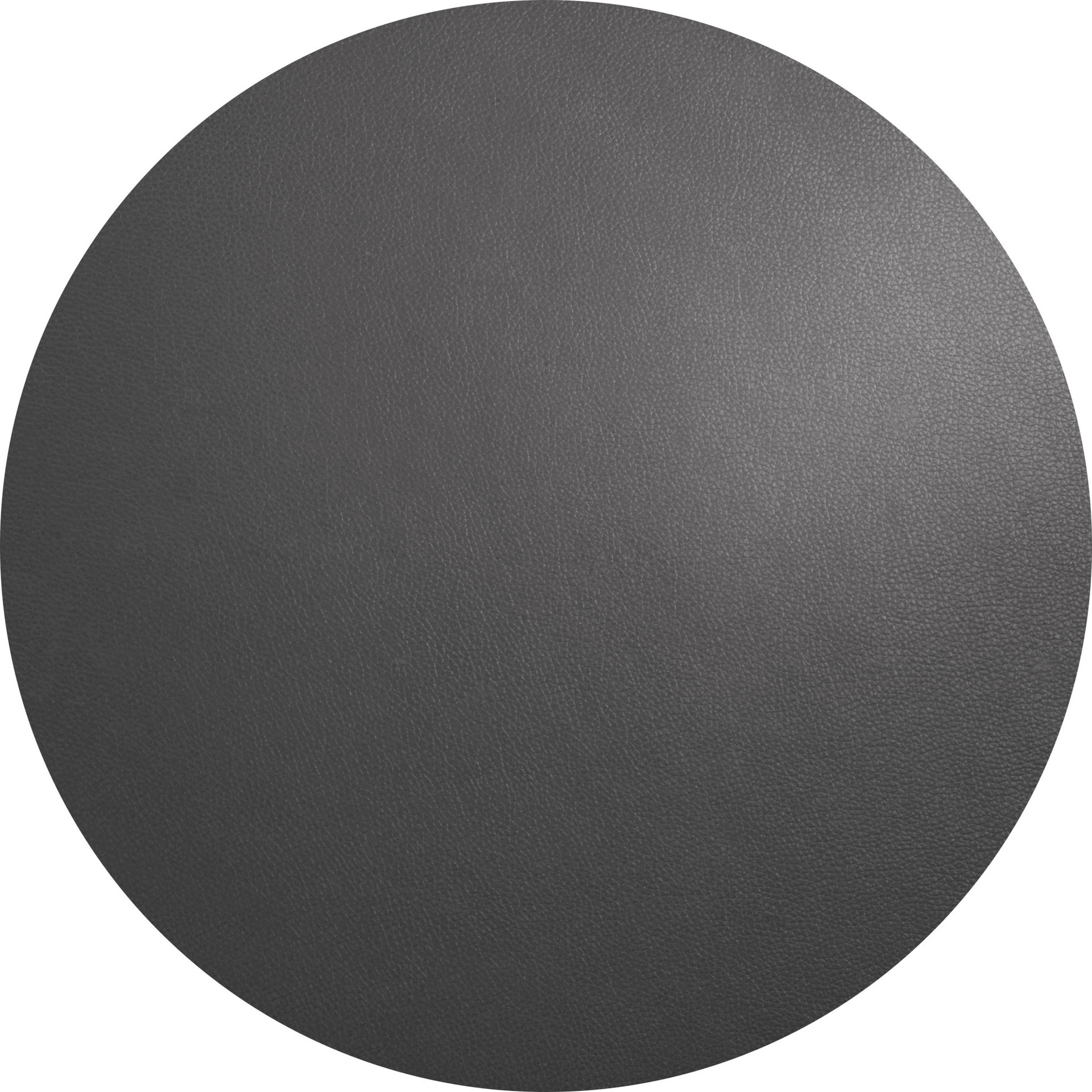 ASA Selection Tischset rund LEATHER OPTIC in Farbe anthrazit matt