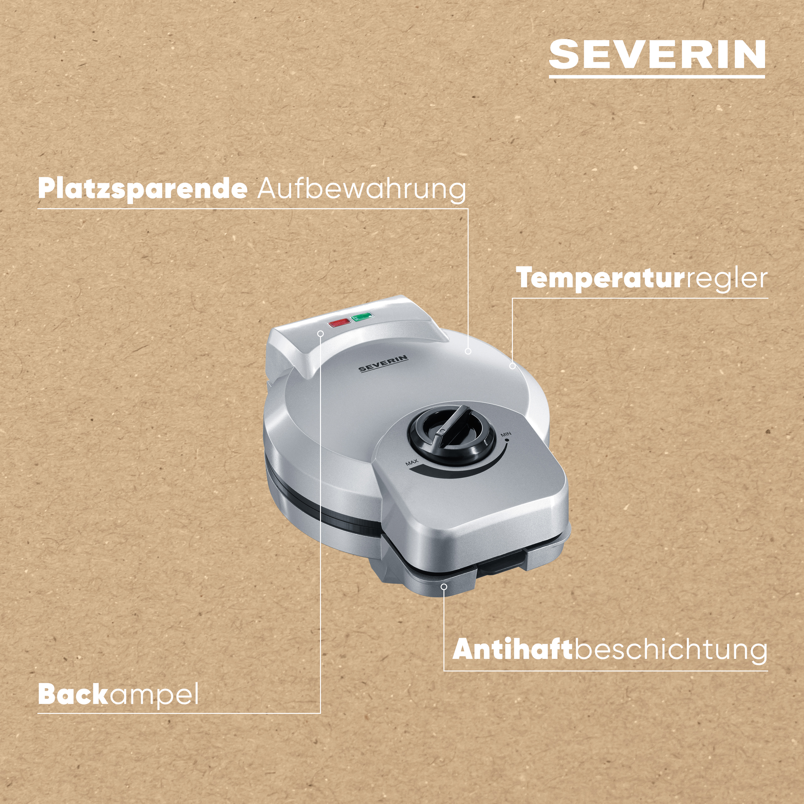 Severin Hörnchenautomat HA 2082 in silber