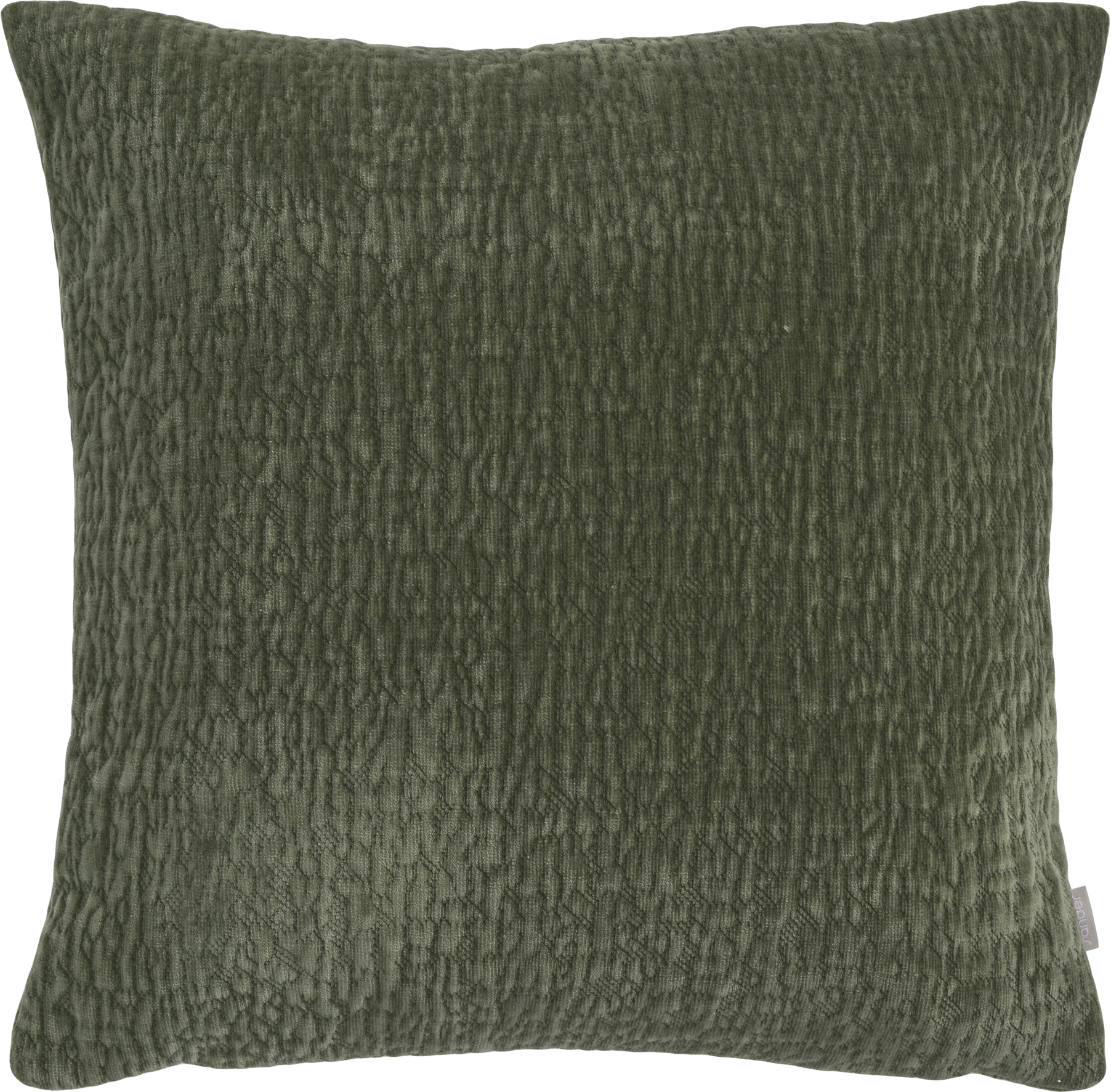 Sander Kissenhülle PICCADILLY ca. 40x60cm in Farbe khaki, Kissen, Samt, Grün, Kuschelkissen, Textil-Aktiva