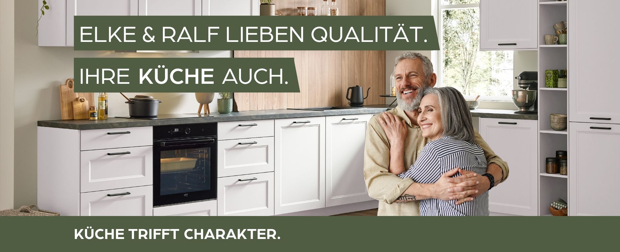 Küche, Küchengeräte, Küchenarbeitsplatte, Essenserinnerung, Paar im Küchenumfeld
