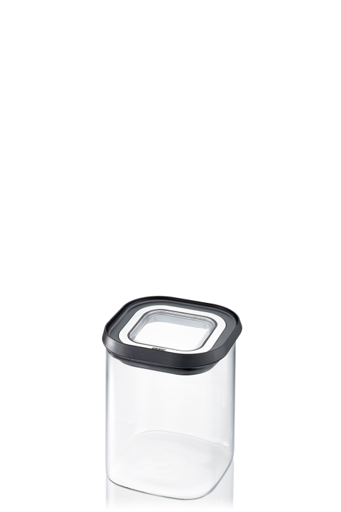 GEFU Vorratsdose PANTRY in Farbe schwarz/silber GEFU Vorratsdose PANTRY in Farbe schwarz/silber