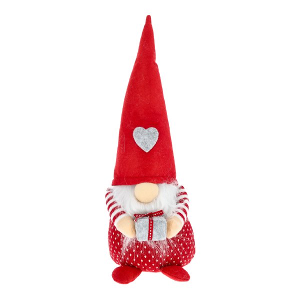 Cepewa Wichtel WEIHNACHTEN ca. B12 H35 T12 cm in rot, Bekleidung, Hut, Plüsch, Spielzeug