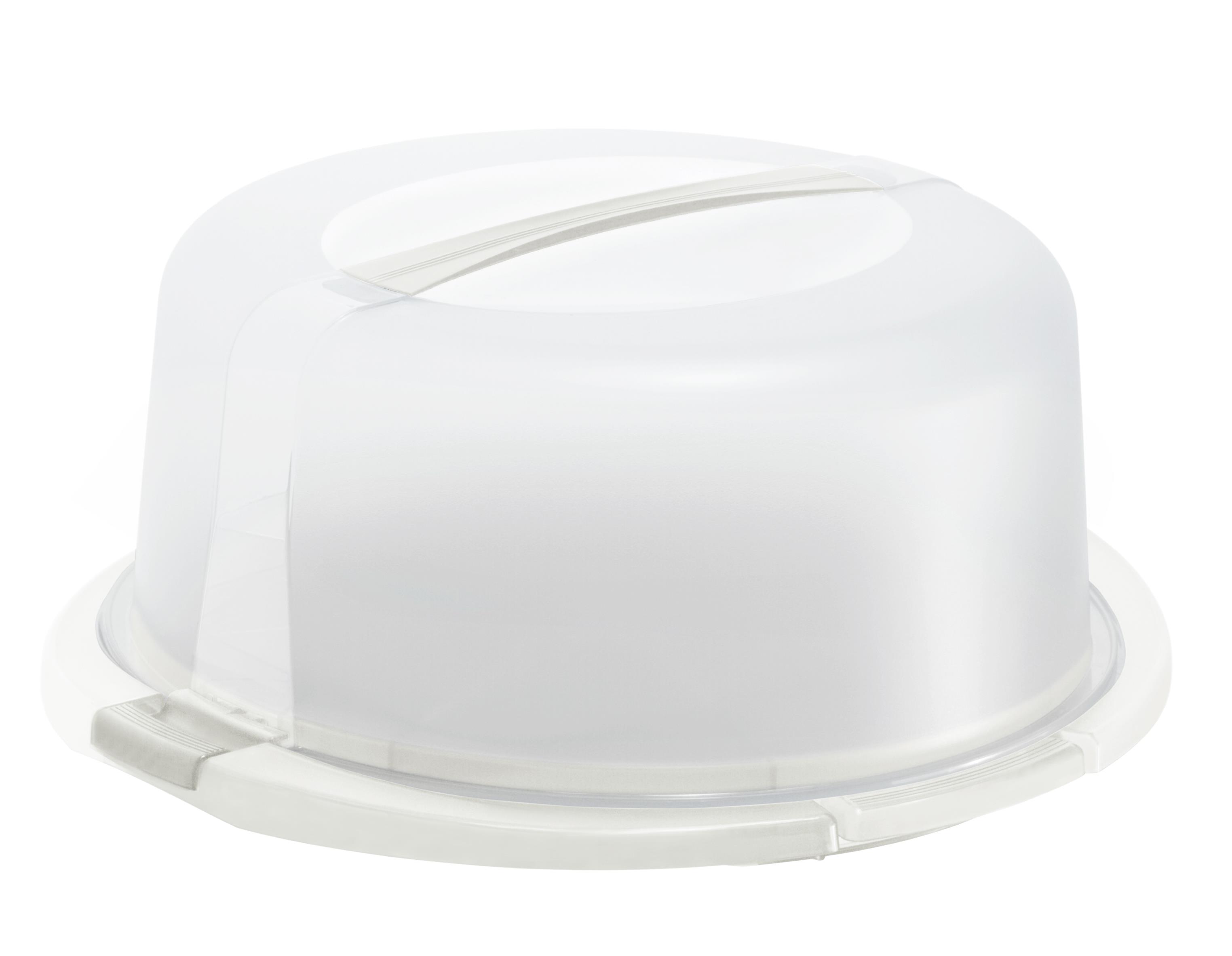 Rotho Tortenglocke Cool & Fresh weiß Rotho Tortenglocke Cool & Fresh weiß, Schutzhülle, Kuchenhaube, Kunststoff, transparent, Rund