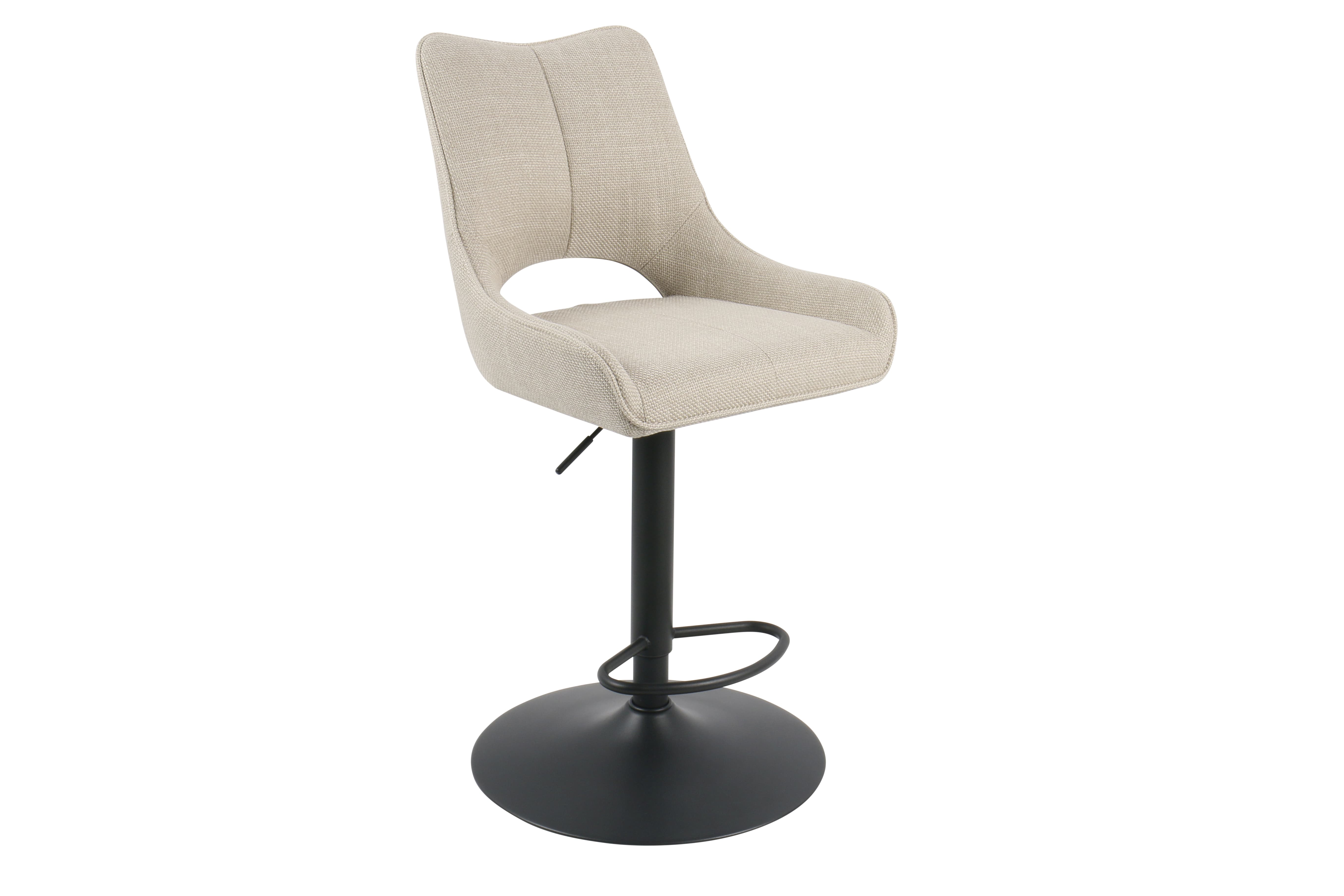 Hela Barhocker ROCKPORTH H ca.B50 H98 T57 cm in Microfaser beige 31