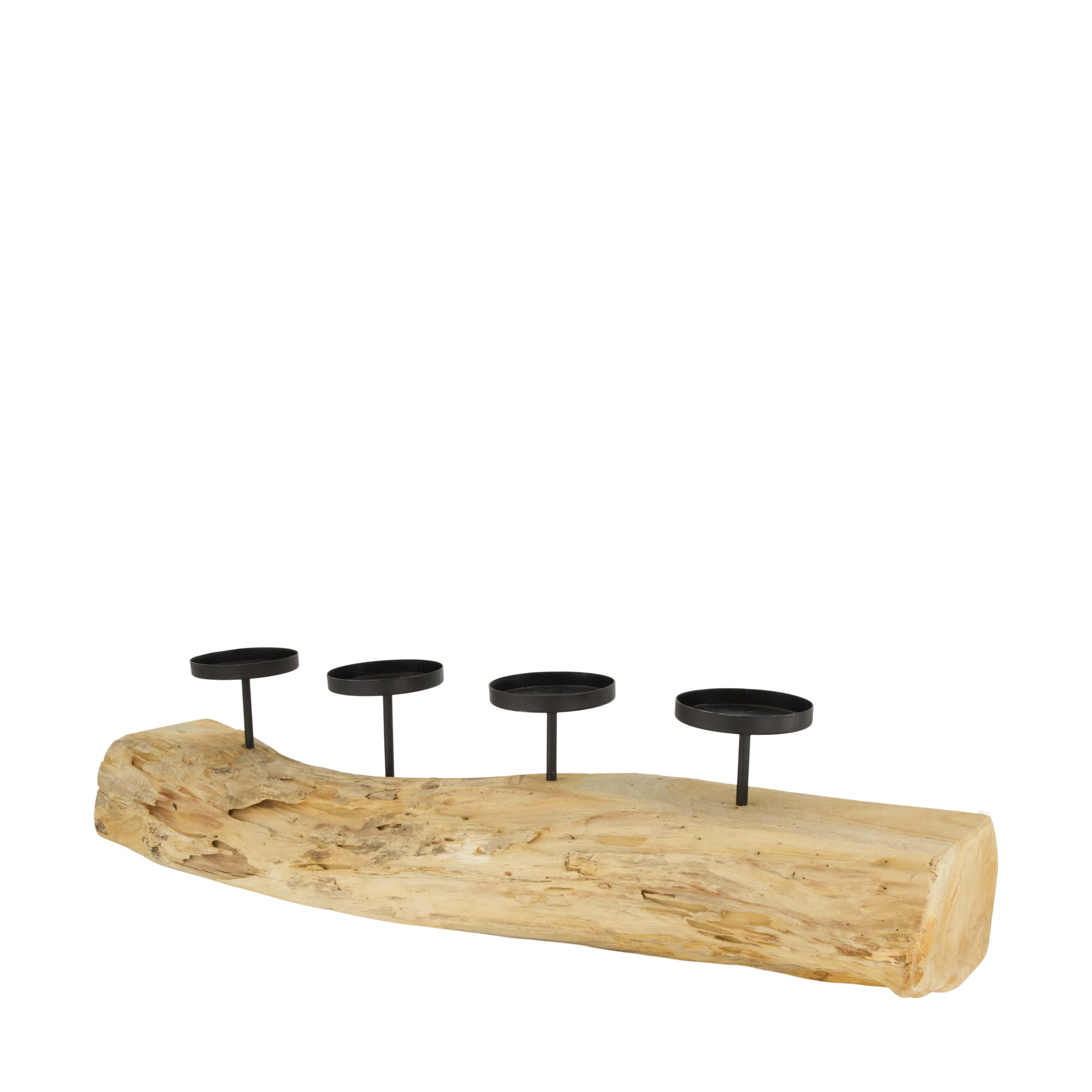Dijk Natural Collections Kerzenhalter in Farbe natur, Holz, Mobiliar