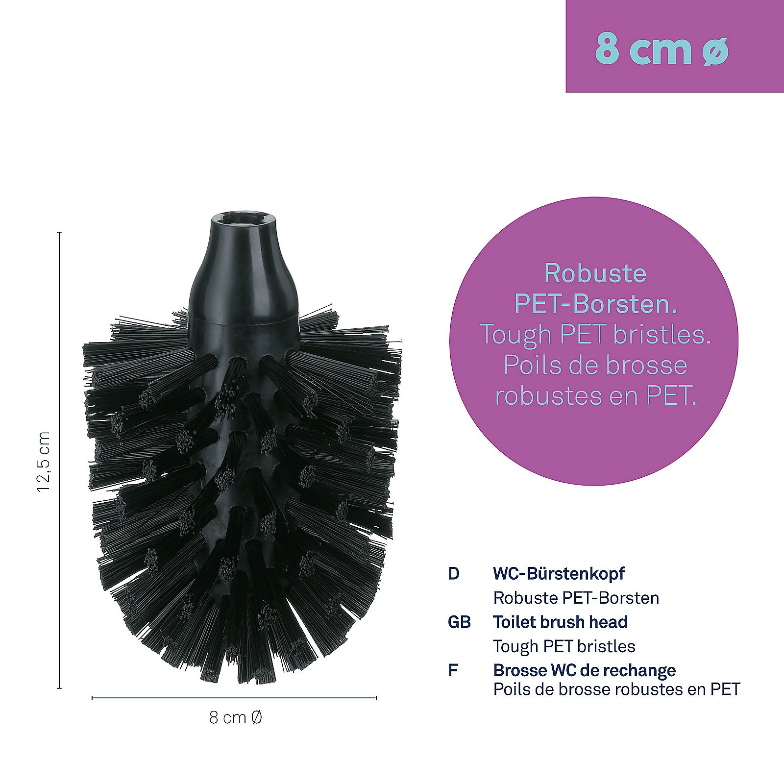 Kela WC-Ersatzbürstenkopf La Brosse LA BROSSE in , Pinsel, Gerät, Werkzeug