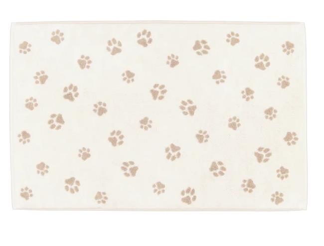 Cawö Badematte WE LOVE DOGS 50x80cm in Farbe natur/beige, Dekoration für Zuhause, Teppich