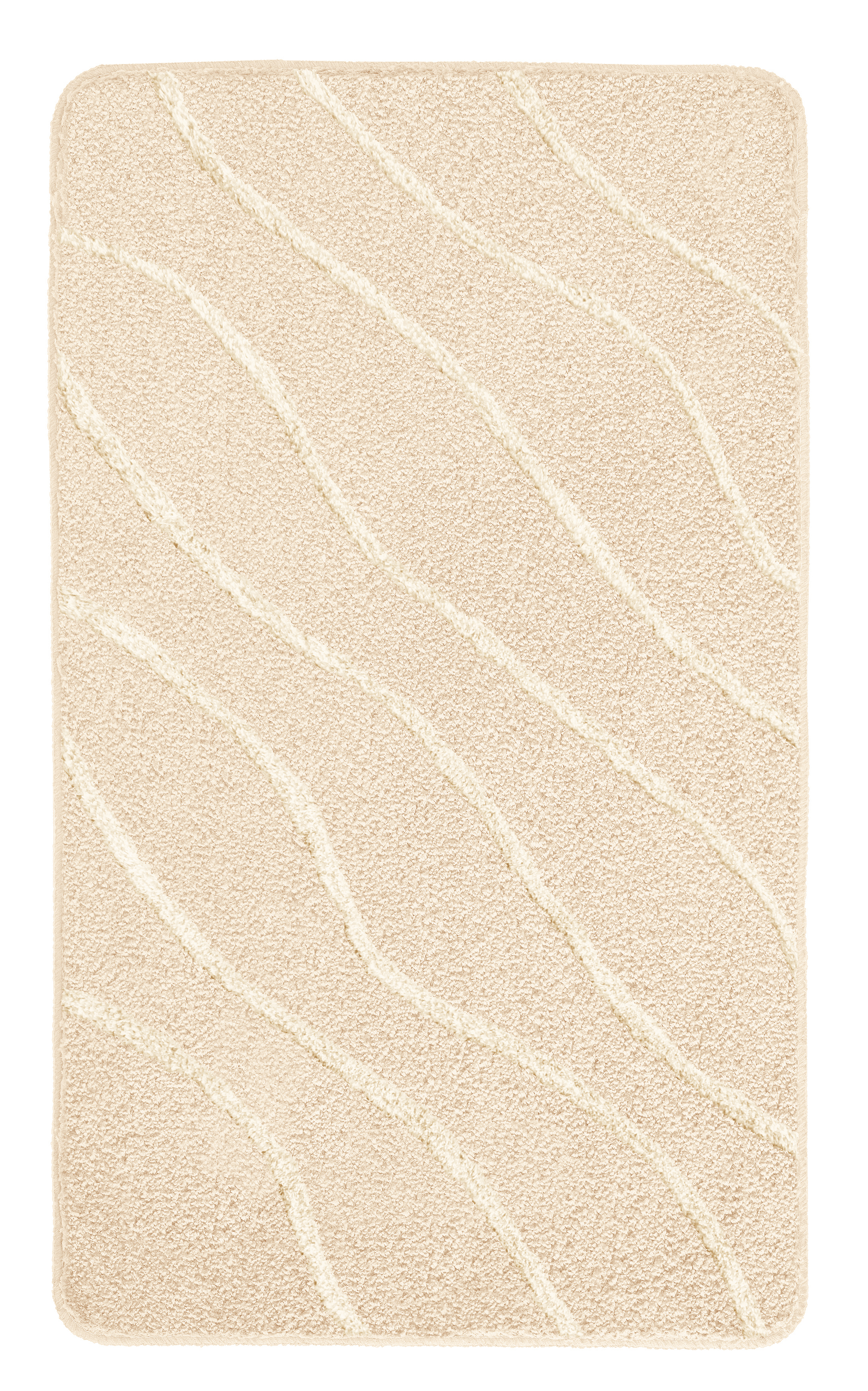 Kleine Wolke Badteppich TRAM ca. 70x120cm in Farbe Caramel