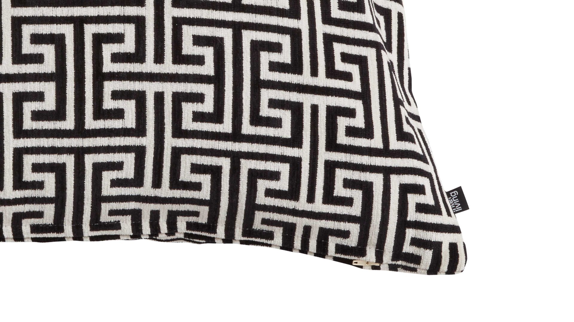 Interliving Kissenhülle IL-9110 ca. 60x60cm in Farbe black