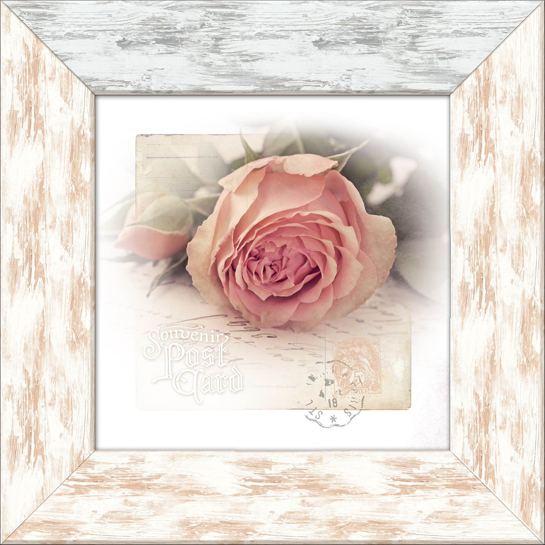 PRO ART New Classic Wood 44x44cm Herbstrose II