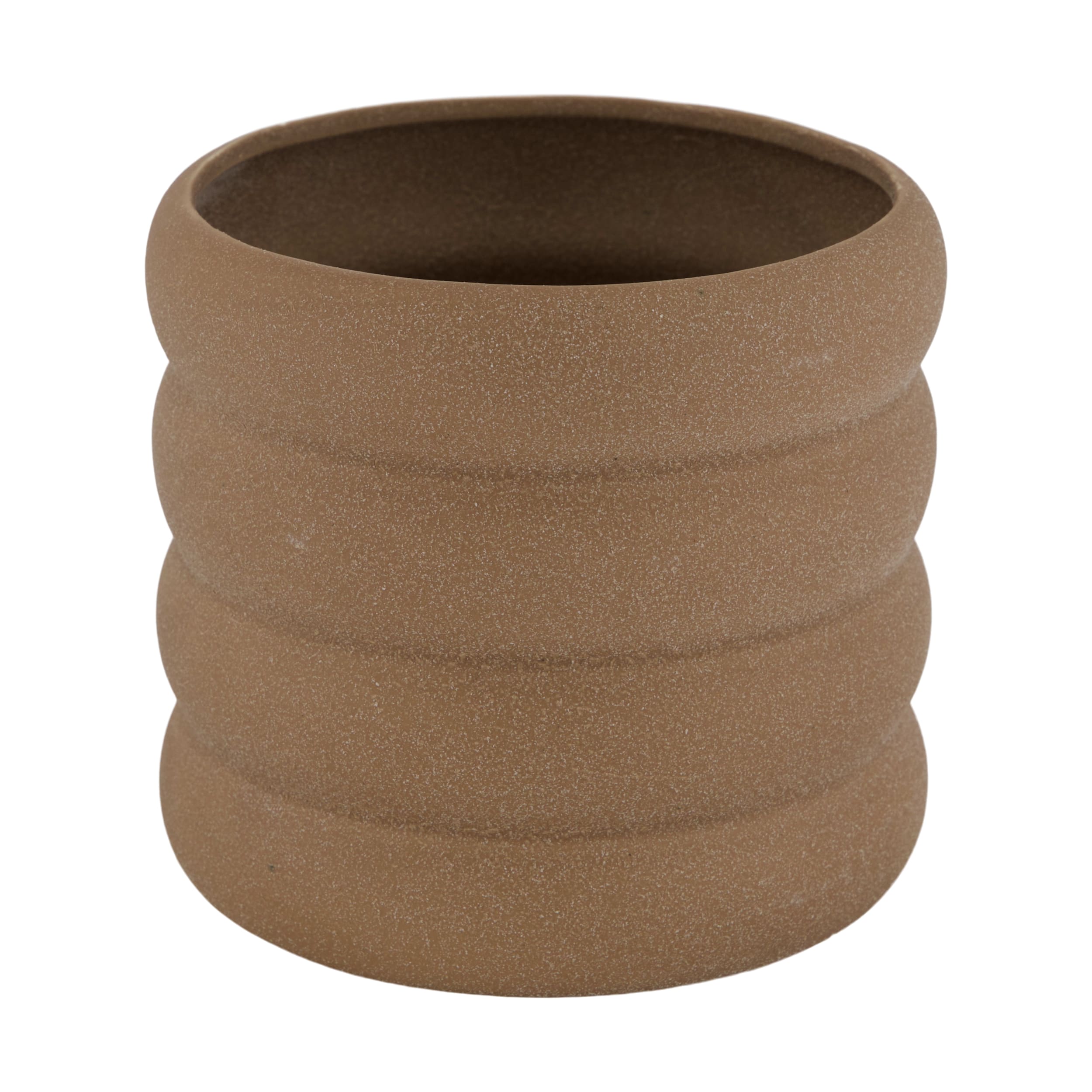 Dijk Natural Collections Pflanzgefäß rund in Farbe braun, Krug, Töpferei, Kochgeschirr, Topf, Vase