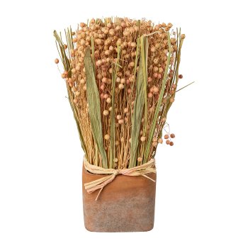 Gasper Trockenblumen Gras-Mix im in Farbe Rosa