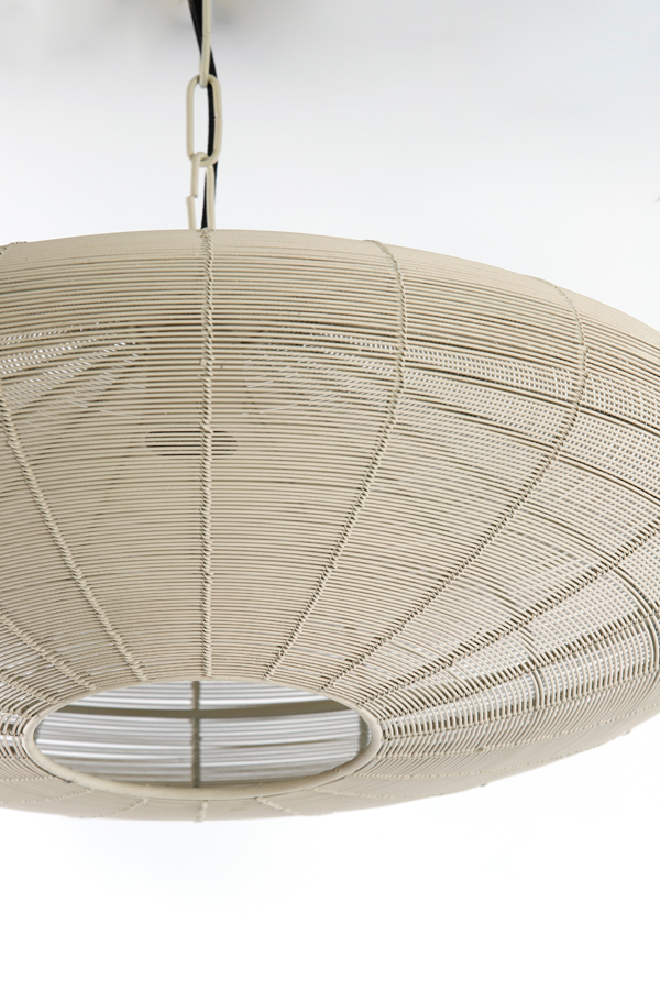 Hängeleuchte Durchm. 51x120cm in creme matt