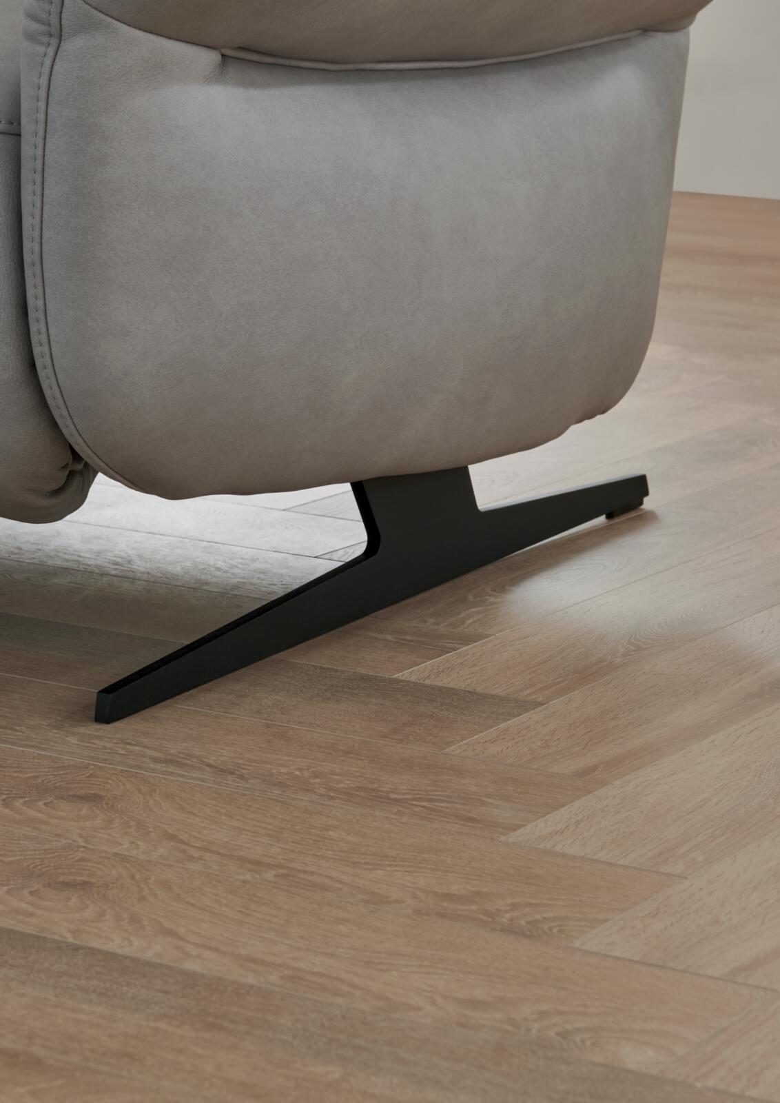 Himolla Sofa 2.5-sitzig 4475 81 R44 Grau Himolla Sofa 2.5-sitzig 4475 81 R44 Grau, Sessel, Beine aus Metall, Grau, Polsterstuhl, Verankerung am Boden
