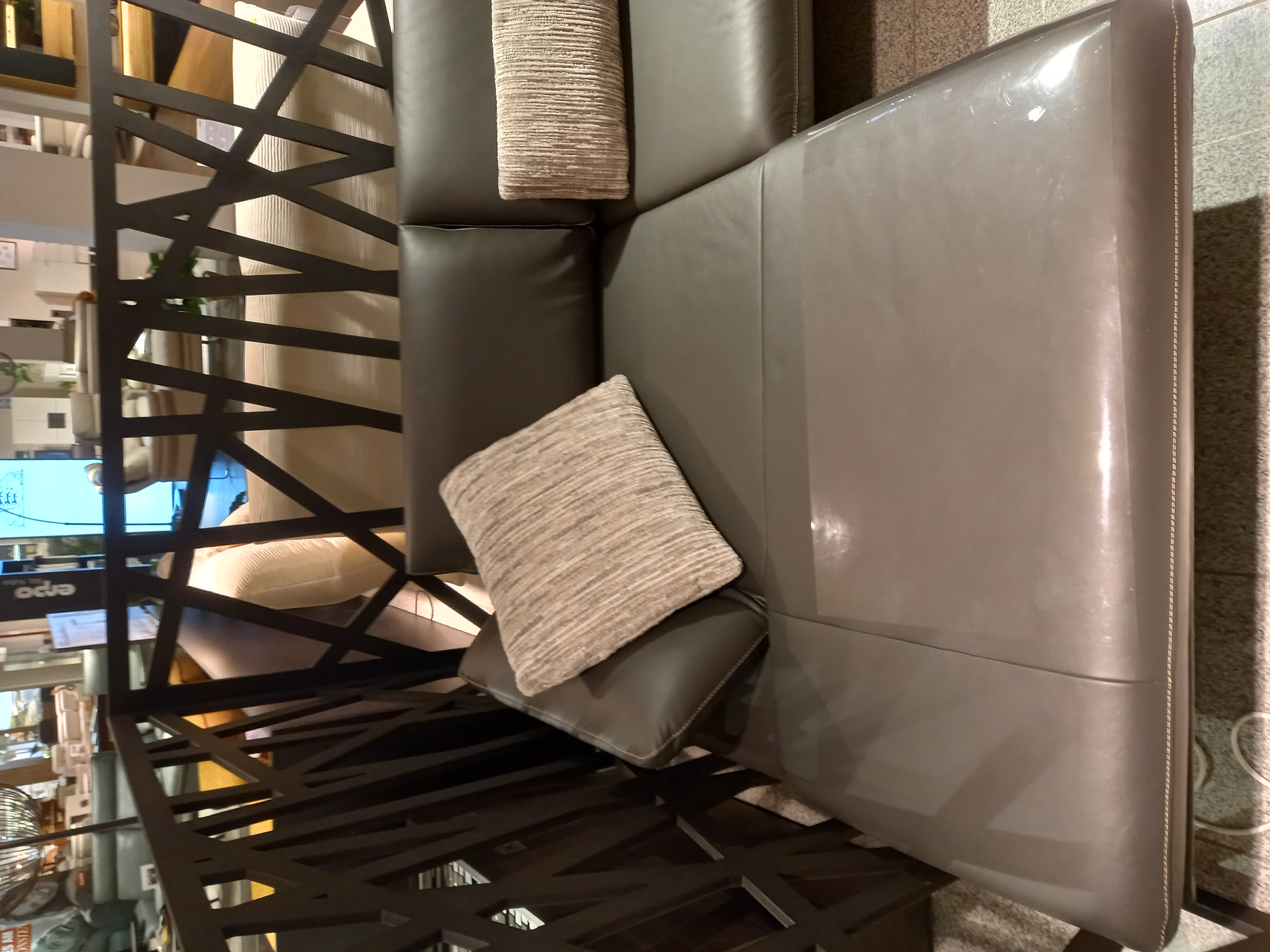 Koinor Polstergruppe ELEMENTS in Leder X-Happy metal, Moebel, Innenarchitektur, Treppe, Inneneinrichtung, Kissen