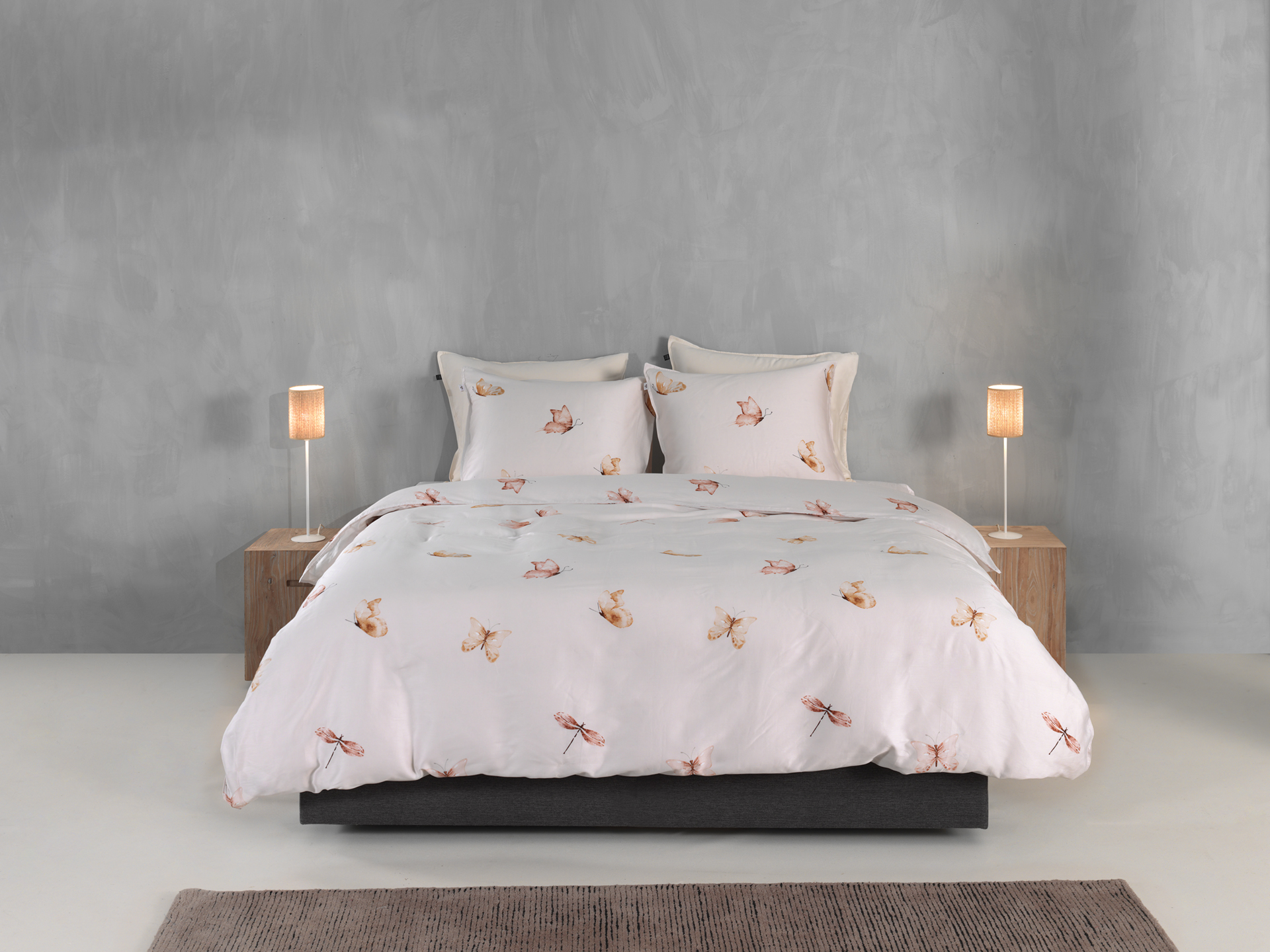 Heckettlane Bettwäsche ca. 135x200cm in Farbe Beige