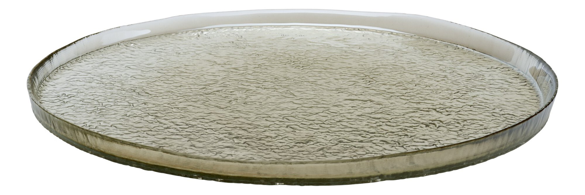 Ritzenhoff & Breker Platte LUZIA 32cm aus Glas braun