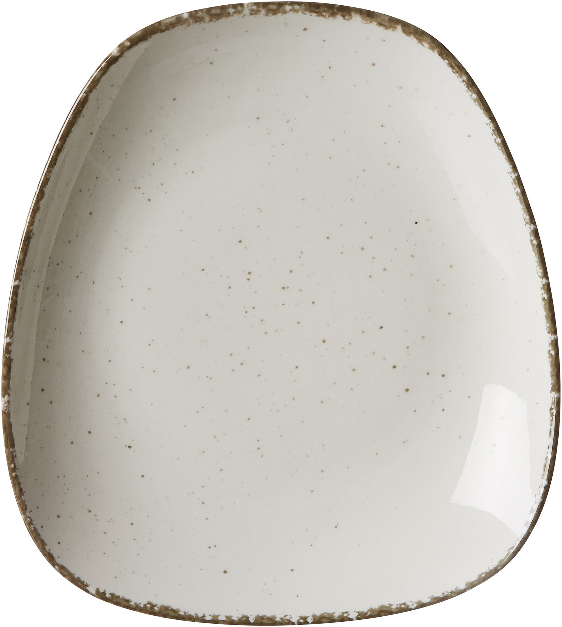 Ritzenhoff & Breker Teller flach CASA 19x16,5cm aus Porzellan beige
