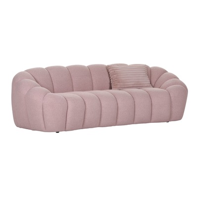 Megasofa ca. B248 H80 T110 cm in Stoff 306/24 rose Megasofa ca. B248 H80 T110 cm in Stoff 306/24 rose, Couch, Mobiliar, Kissen, Dekoration für Zuhause