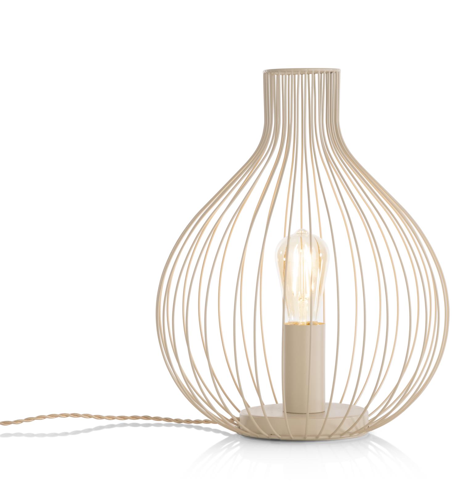 Coco Maison Tischlampe COCO MAISON ca. B35 H42 T35 cm in Jax, beige Coco Maison Tischlampe COCO MAISON ca. B35 H42 T35 cm in Jax, beige
