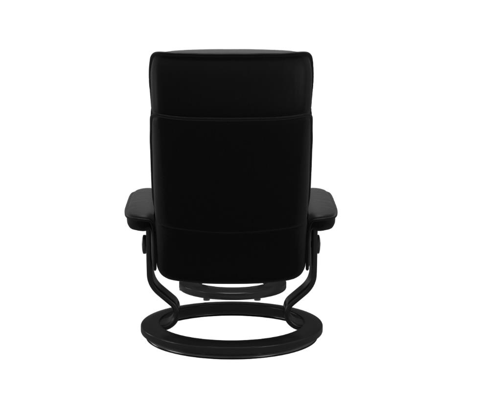 Stressless Sessel mit Hocker ADMIRAL ca. B78 H108 T117 cm in Leder Batick 19 schwarz Stressless Sessel mit Hocker ADMIRAL ca. B78 H108 T117 cm in Leder Batick 19 schwarz