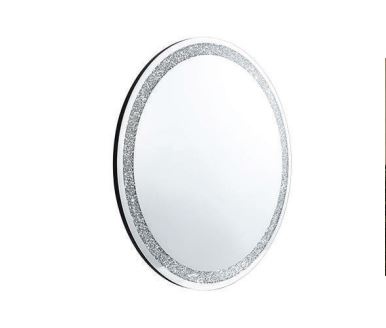 Spiegel TESSA Ø ca. 80 cm in Farbe Silber