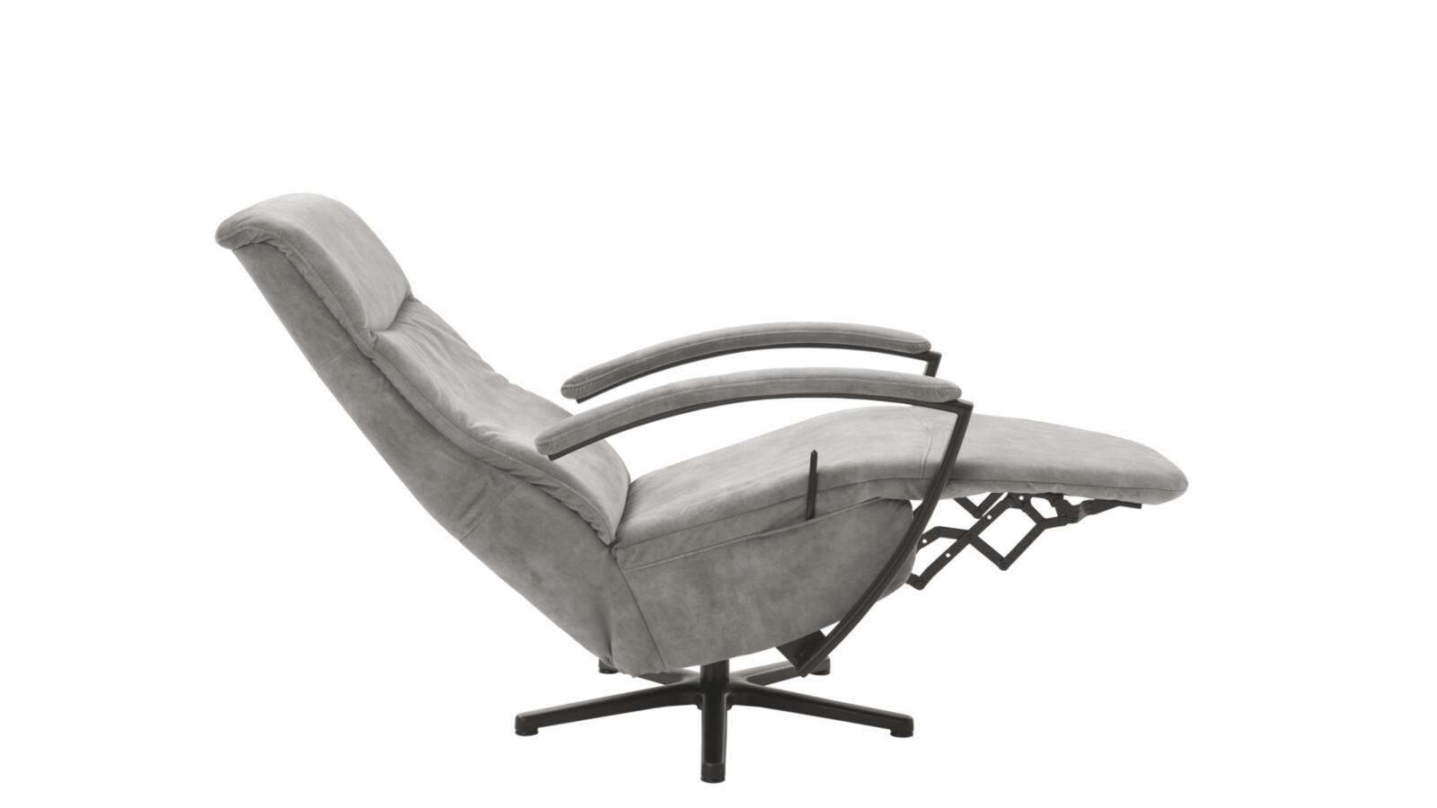 Modulmaster Relaxsessel MM-ZE1062 Silber / Metall Modulmaster Relaxsessel MM-ZE1062 in Stoff Amira silver