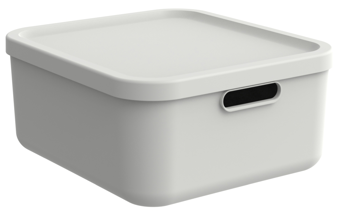 Rotho Box ALBULA LIGHT 20 Liter in Farbe mistletoe white
